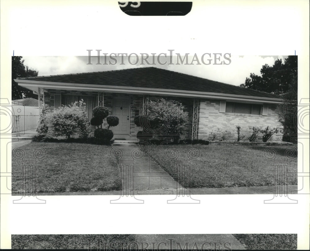 1990 Press Photo House on 1117 Orion, Metairie - nob36302 - Historic Images