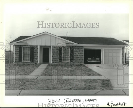 1990 Press Photo House on 3844 Inwood, Harvey - Historic Images