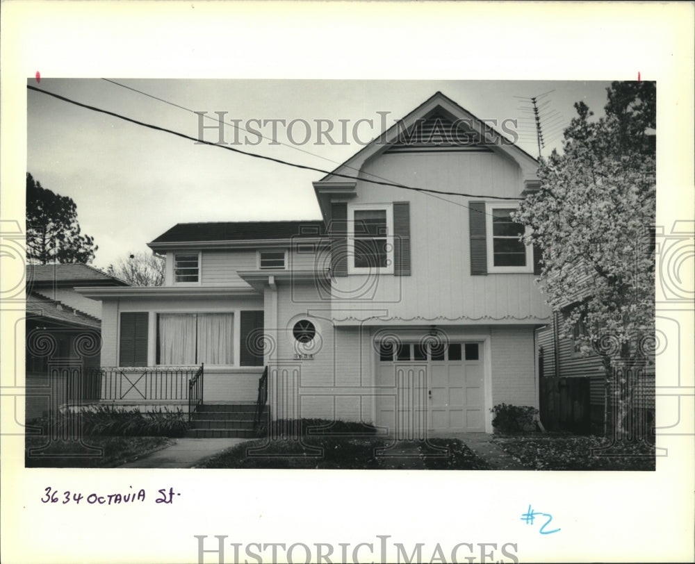 1990 Press Photo House on 3634 Octavia Street - Historic Images