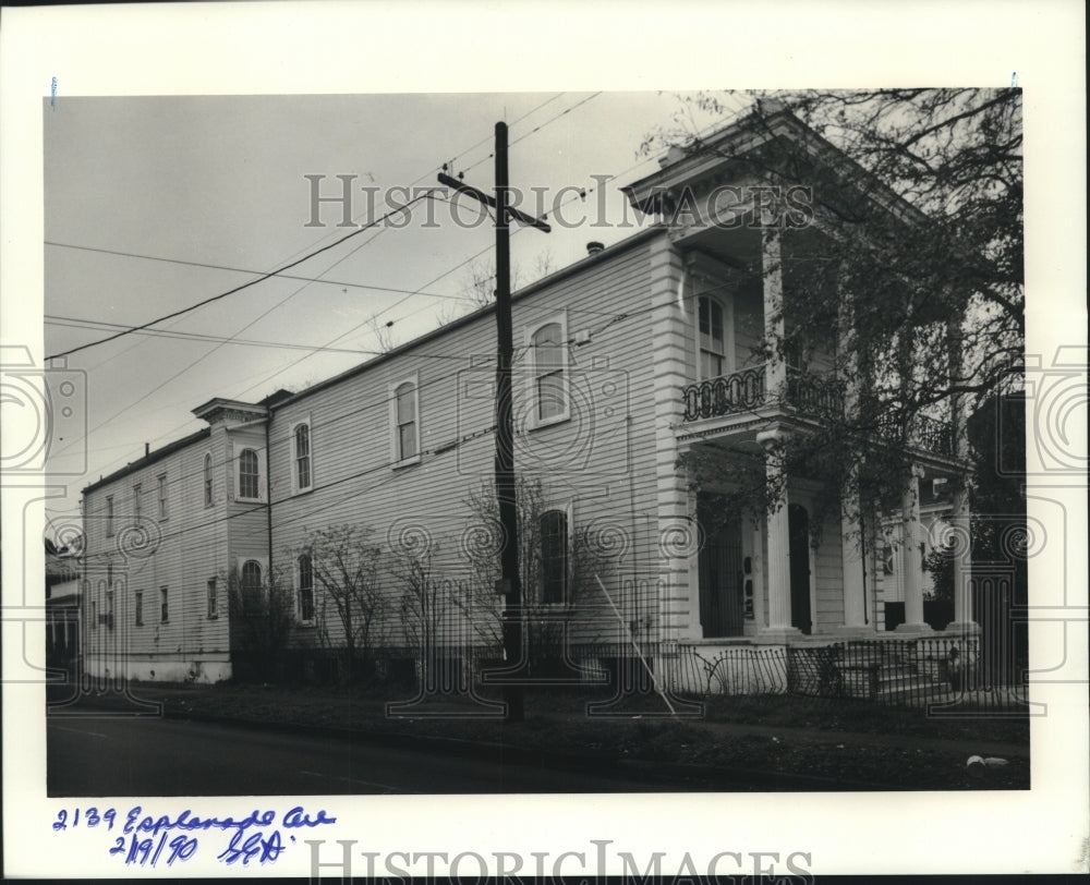 1990 Press Photo 2139 Esplanade Avenue - Historic Images