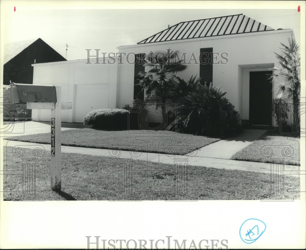 1990 Press Photo House on 3312 Tolmas in Metairie - Historic Images