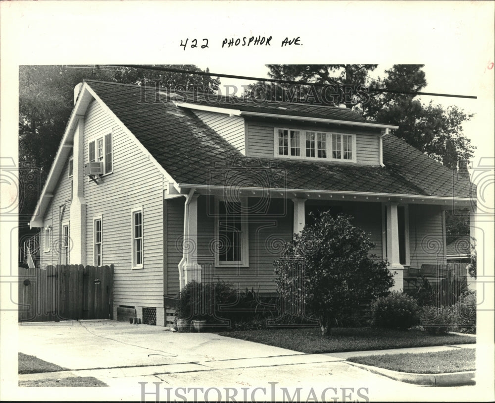 1983 Press Photo Property at 422 Phosphor Avenue in Metairie- Sold for $190,000 - Historic Images