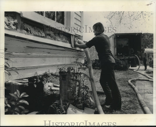 1977 Press Photo Renovation of Parkway & Park Commission home on Gentilly Blvd - Historic Images