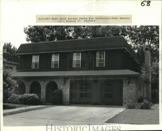 1982 Press Photo Housing - 3513 Mimosa Ct. Algiers - nob36397 - Historic Images