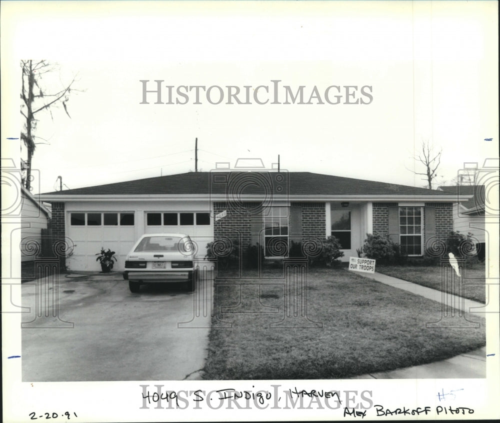 1991 Press Photo House located at 4049 S. Indigo in Harvey - Historic Images