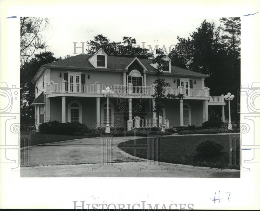 1991 Press Photo House on 2549 Crestwood in Marrero - Historic Images