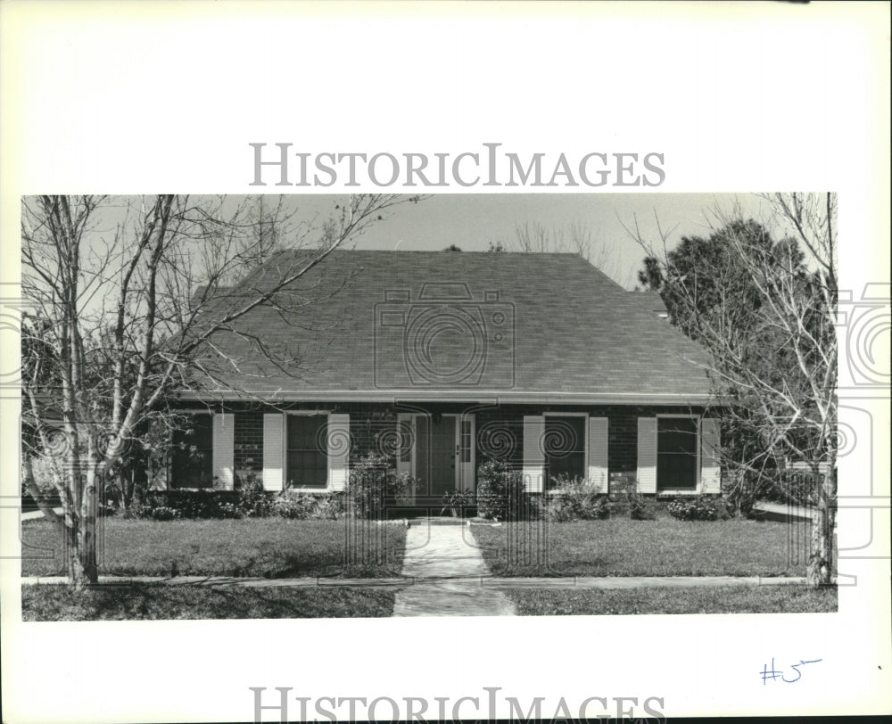 1991 Press Photo House on 7309 Ashborne Avenue in Harahan - nob36464 - Historic Images