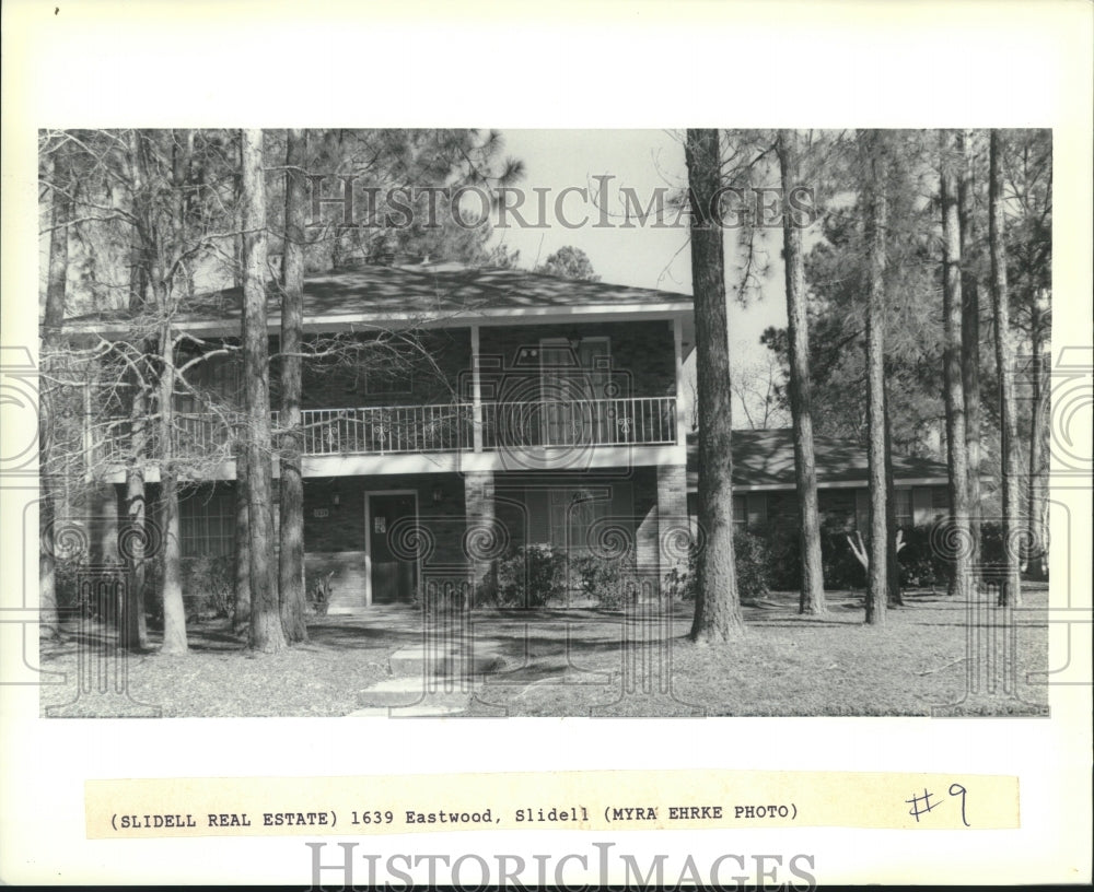 1991 Press Photo House on 1639 Eastwood in Slidell - Historic Images