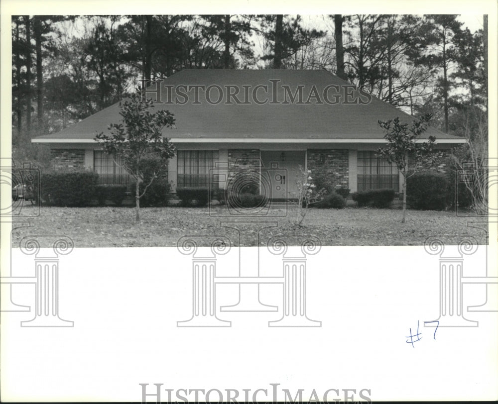 1991 Press Photo Real estate - 124 Cherry Laurel Covington, Louisiana - Historic Images