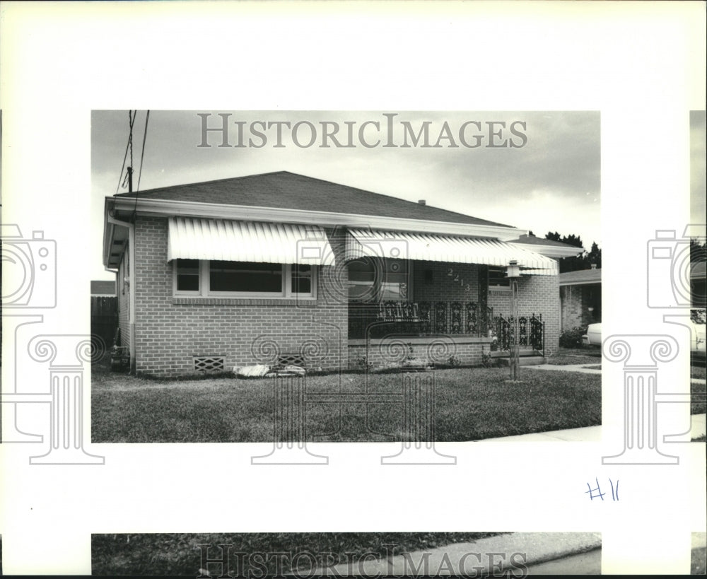 1991 Press Photo 2213 Mariette St., Chalmette - Historic Images