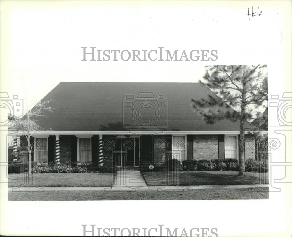 1990 Press Photo 11 Rue Bayonne, Chateau Estates, Kenner - Historic Images