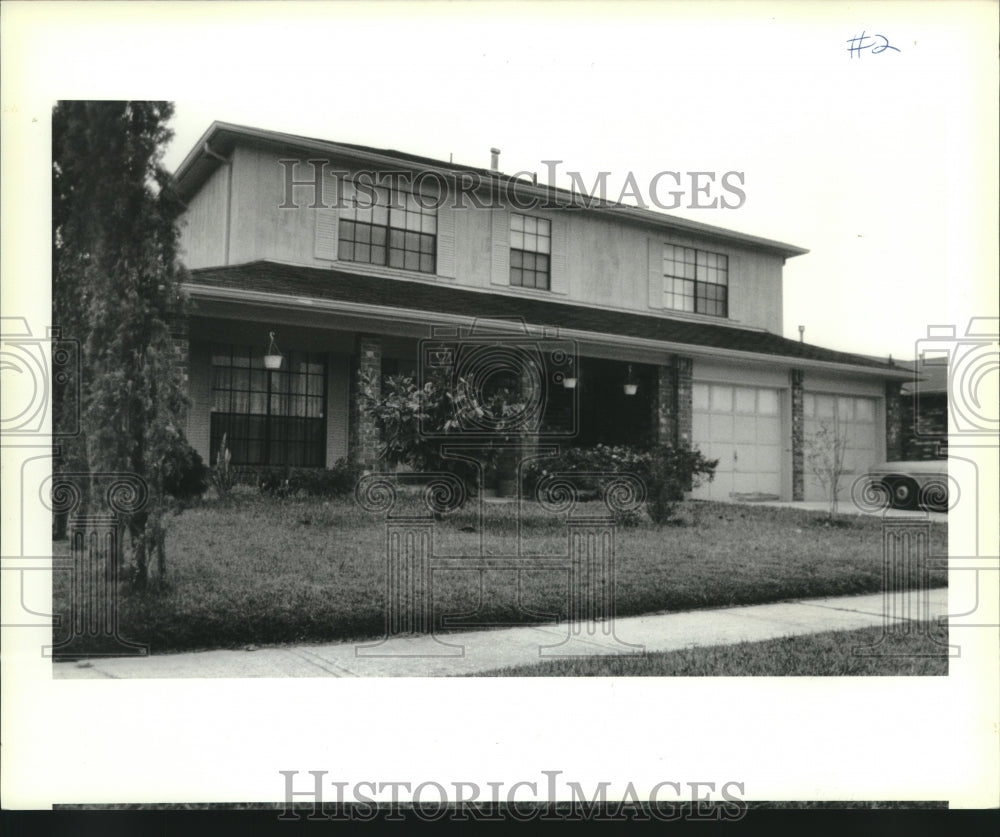 1990 Press Photo Housing - 6950 Edgefield Drive, New Orleans East - Historic Images