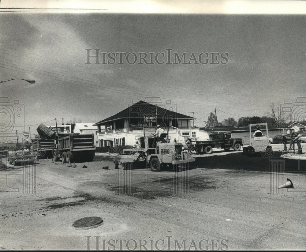 1979 Press Photo Construction on highway 435 near Abita Springs - nob36513 - Historic Images