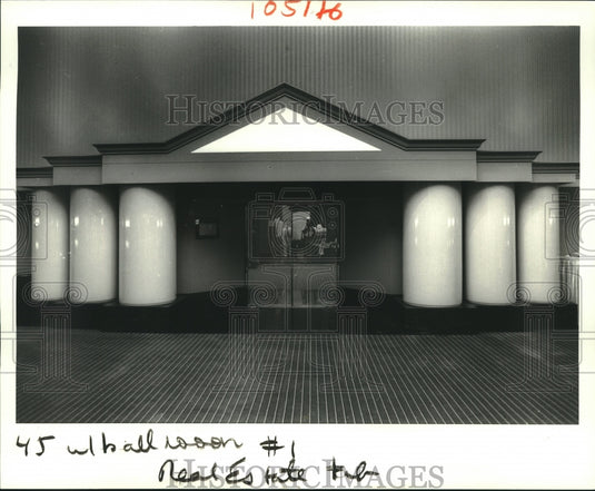 1987 Press Photo Renovated entrance to the ball room of the Hyatt Regency. - Historic Images