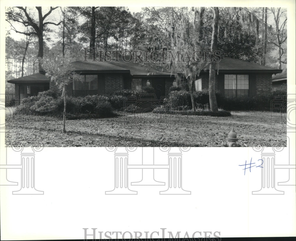 1991 Press Photo Real estate house at 392 Devon, Mandeville, Louisiana - Historic Images