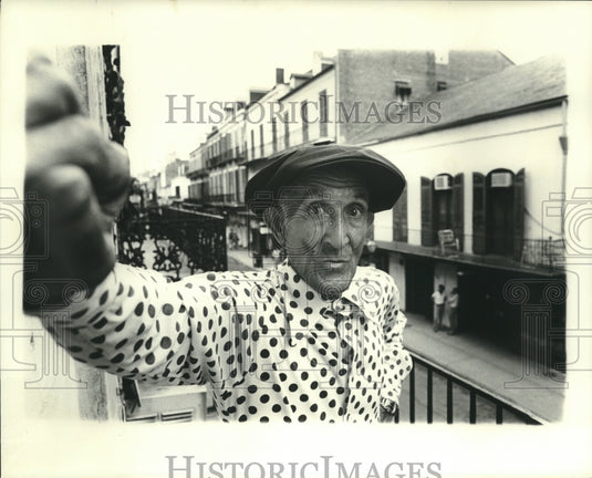 1978 Press Photo Francis "Smiley" Hurel all dressed for the parade - nob36687 - Historic Images