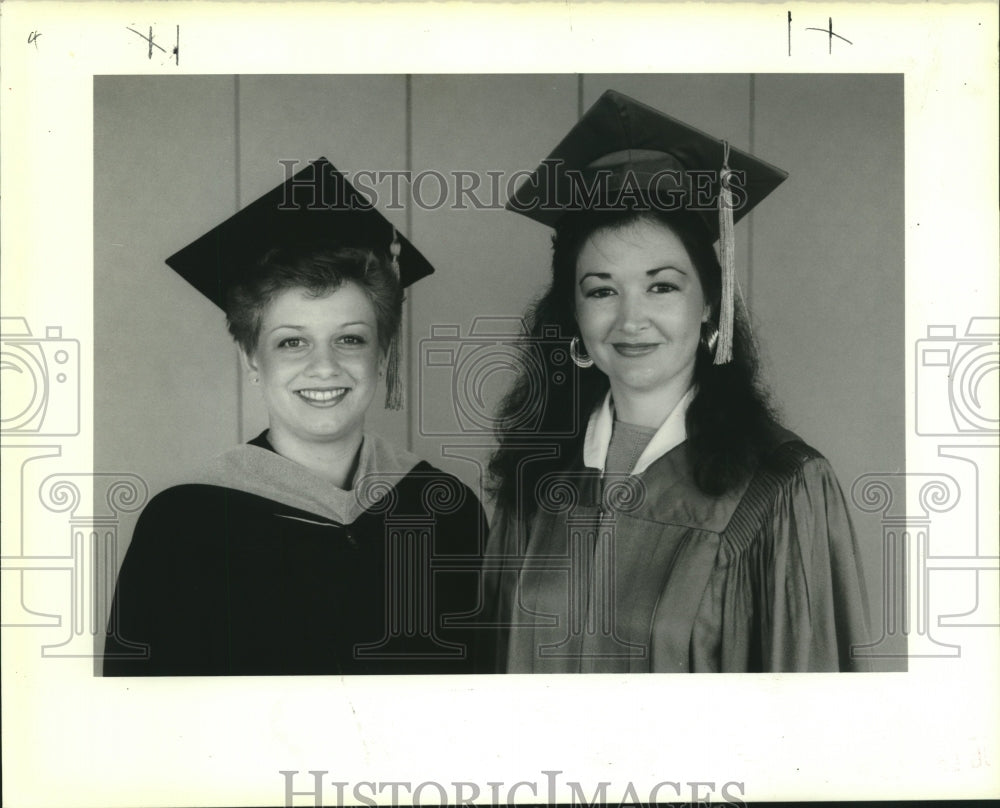 1988 Press Photo Susan C. Hymel &amp; Sherry T. Hebert- Top LSU Medical School Grads - Historic Images