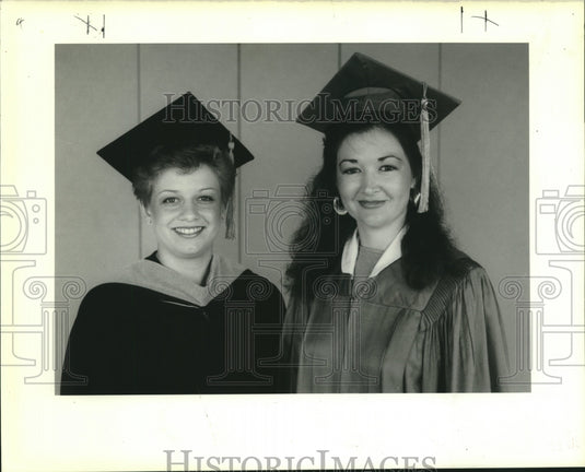 1988 Press Photo Susan C. Hymel & Sherry T. Hebert- Top LSU Medical School Grads - Historic Images