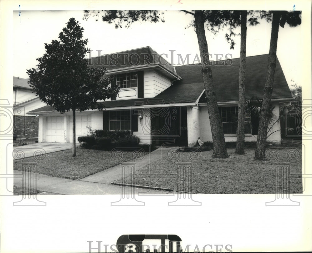 1989 Press Photo House on 4601 Elmwood Parkway, in Metairie - Historic Images