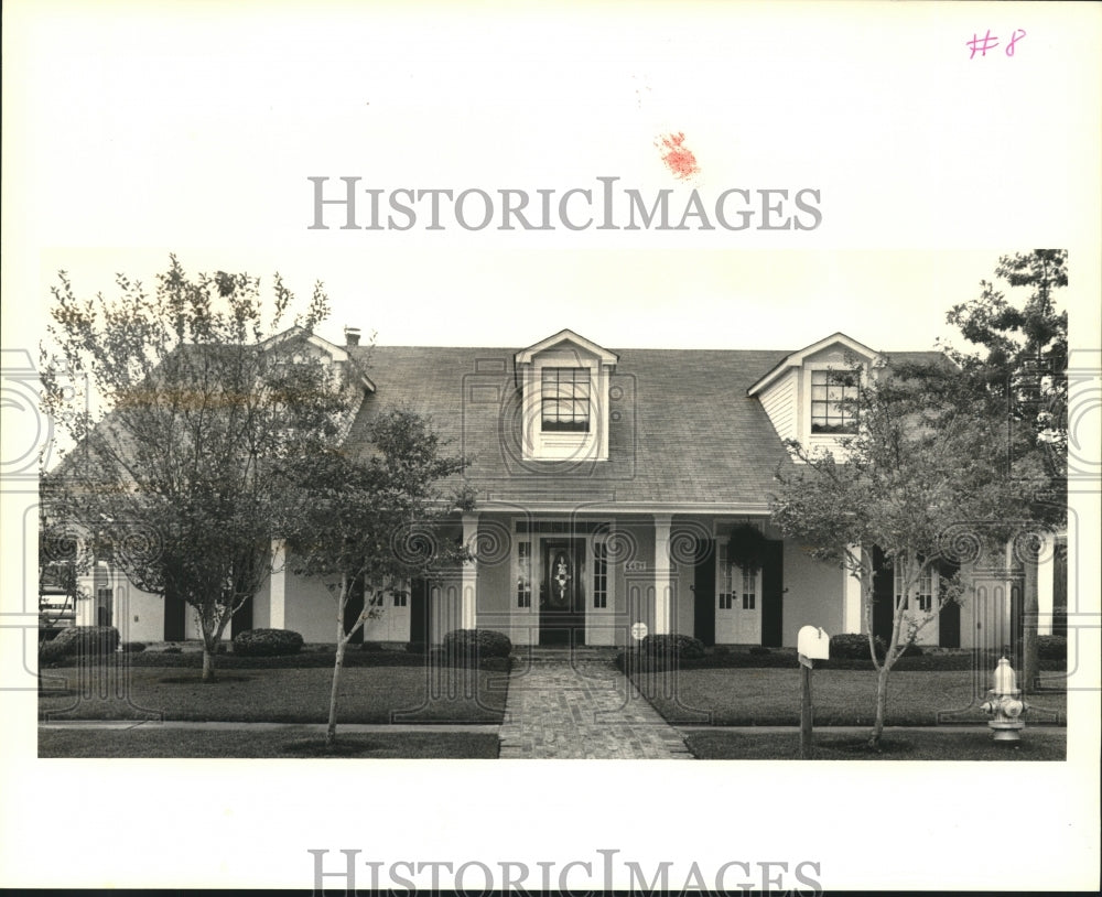 1989 Press Photo House on 4421 Janice Avenue in Metairie - Historic Images