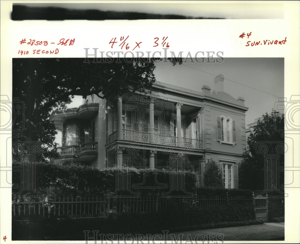 1989 Press Photo House on 2520 Second Street - Historic Images