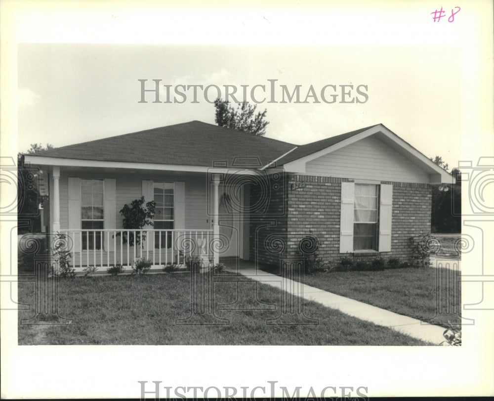 1989 Press Photo House on 3225 St. Marie Drive in Meraux, Louisiana - Historic Images