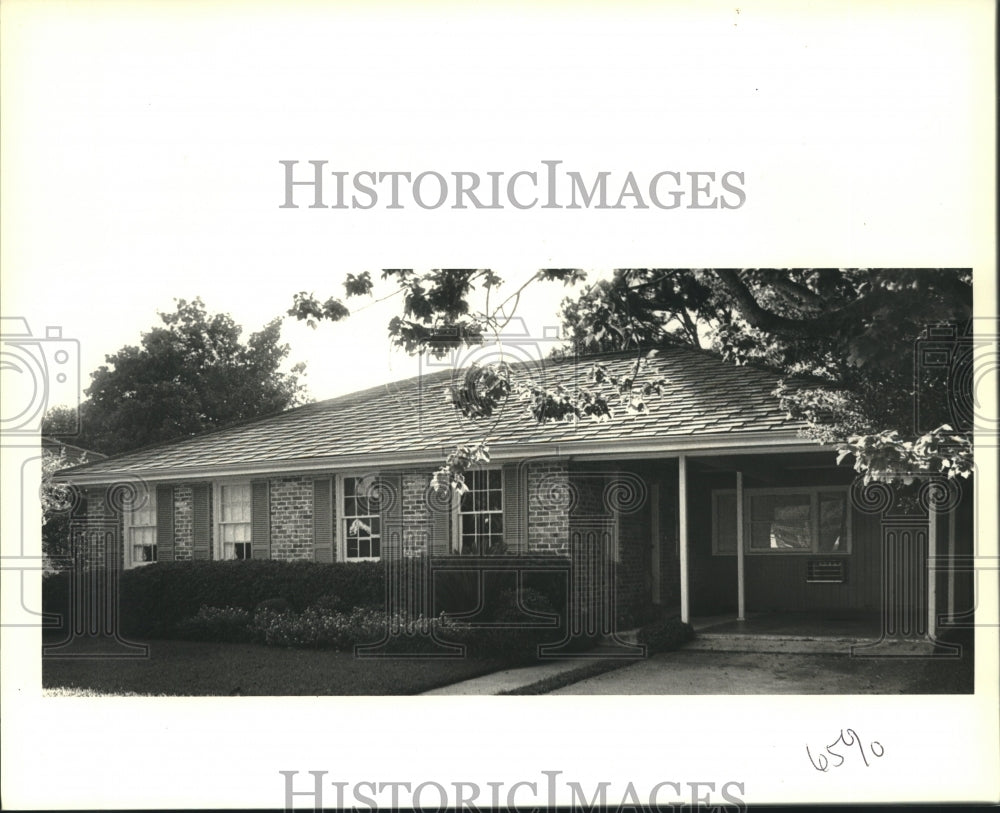 1989 Press Photo House on 3112 N. Labarre Road, Metairie - Historic Images