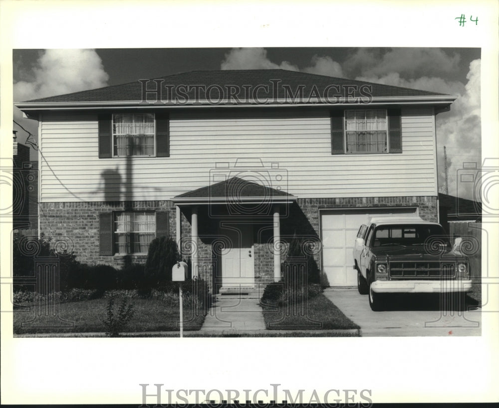 1989 Press Photo House on 5436 Erlanger Road, Kenner - nob36850 - Historic Images