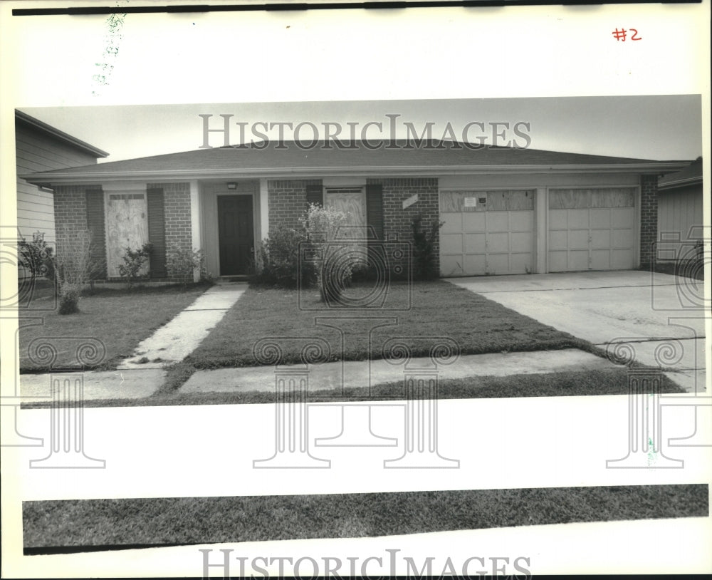 1989 Press Photo House on 3705 Agateway in Harvey - Historic Images