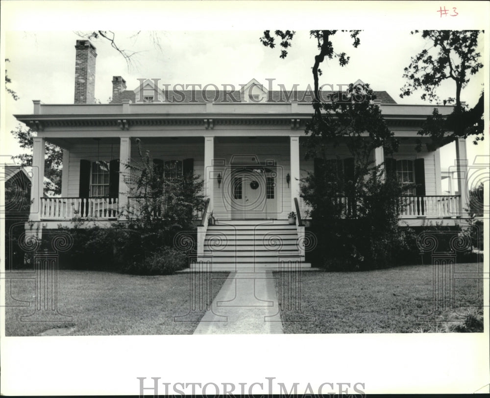 1989 Press Photo House on #47 Pelham, Metairie - Historic Images