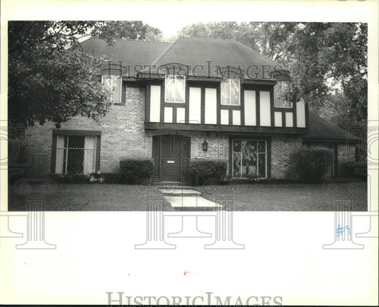 1989 Press Photo House on 3641 Post Oak Avenue - Historic Images