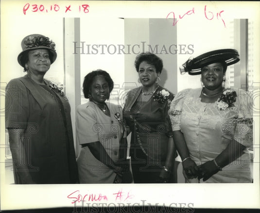 1994 Press Photo Joy Hill, Joyce Raphael, Barbara Woods, Linda Fortenberry - Historic Images
