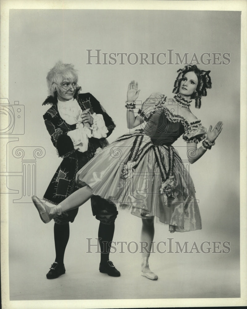 1971 Jacqueline Cornay and Harvey Hysell in Doll Scene from Coppelia - Historic Images