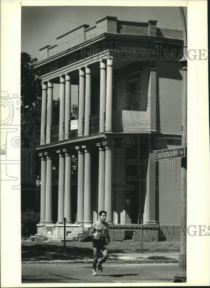 1989 Press Photo Housing - A house at 1707 Esplanade under renovation - Historic Images