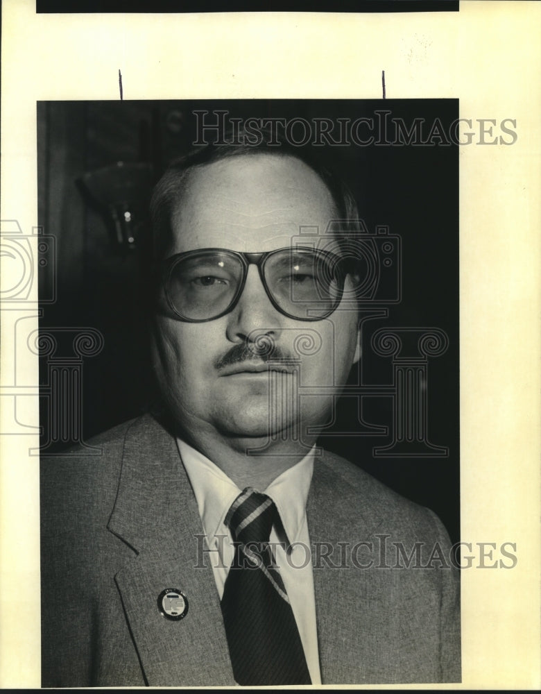 1992 Press Photo Robert Hurst, President, Chalmette Jaycees. - Historic Images