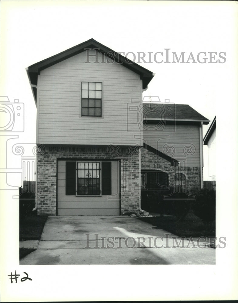 1990 Press Photo House on 1545 Hanging Moss Lane in Gretna - Historic Images