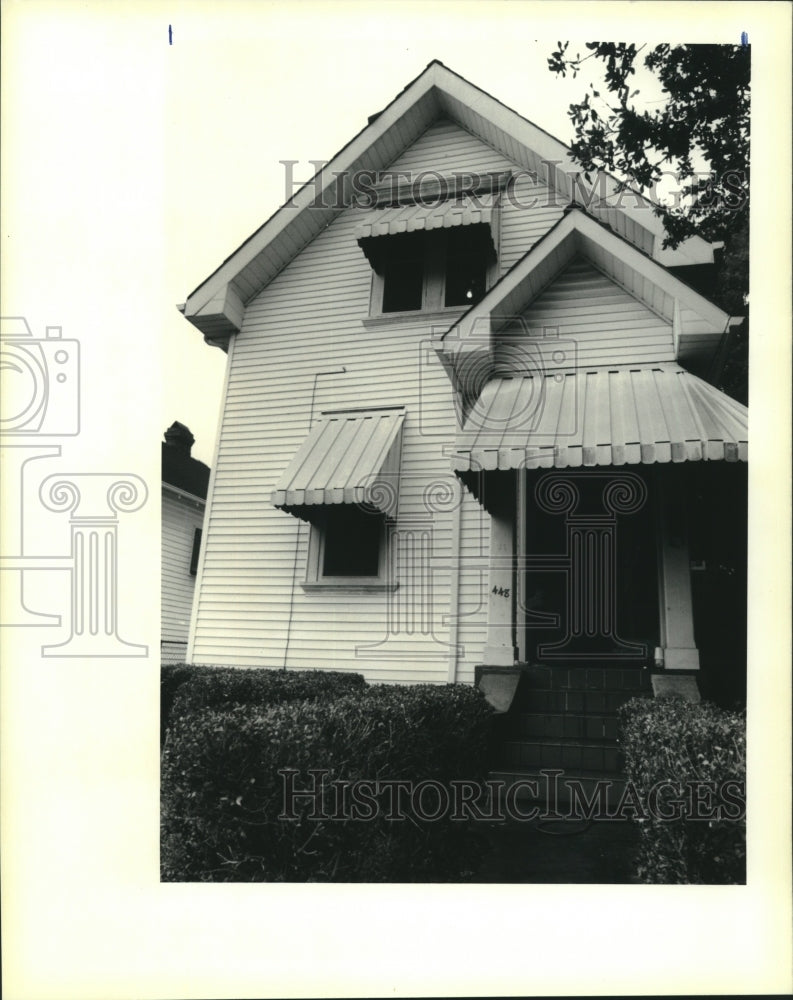 1990 Press Photo House located at 448 Friscoville Avenue in Arabi - Historic Images