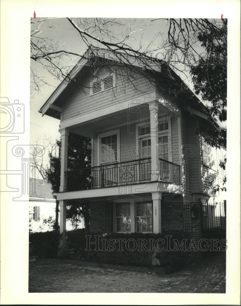 1989 Press Photo Housing - House located at 1037 Nashville Avenue - Historic Images