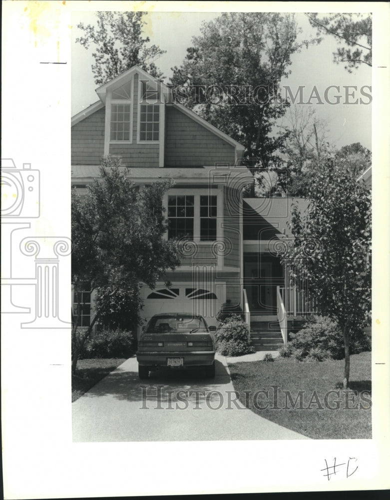 1991 Press Photo Real estate house at 1104 Villere in Mandeville - Historic Images