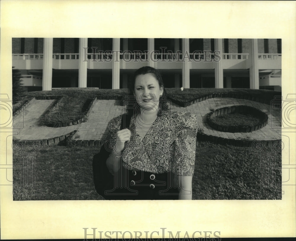 1994 Press Photo Student Wendy Hilker at University of New Orleans - Historic Images