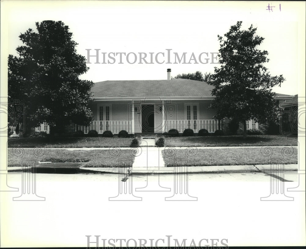 1989 Press Photo Single-Story Home - Historic Images