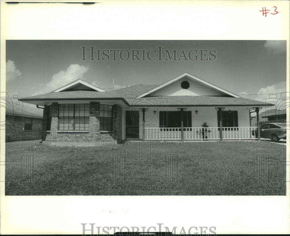 1989 Press Photo Home at 1316 Chipley Street, Westwego, Louisiana - Historic Images