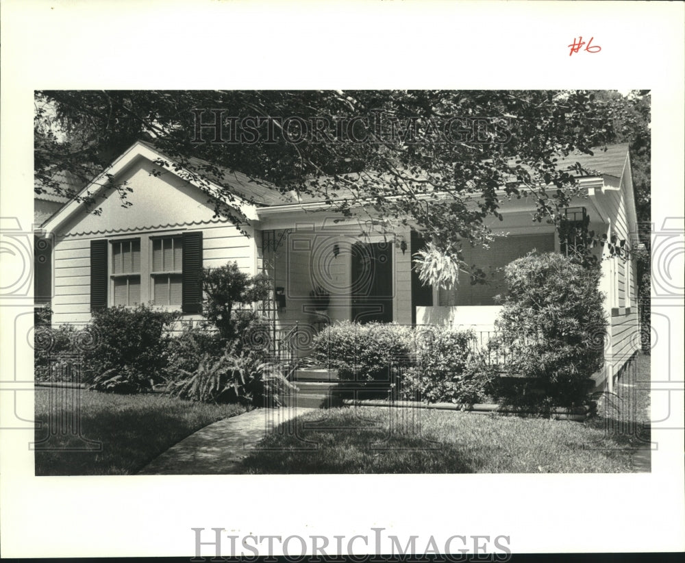 1989 Press Photo Home at 231 Hollywood Drive, Metairie, Louisiana - Historic Images