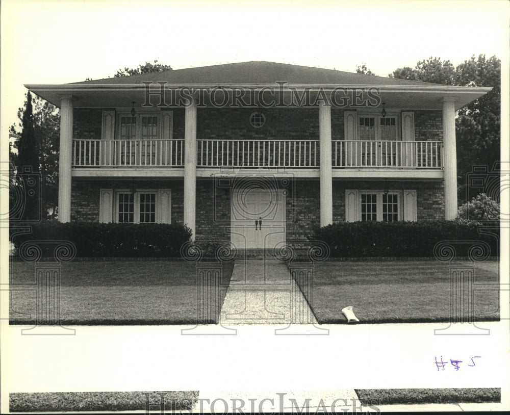 1989 Press Photo House at #41 Doescher, New Orleans Louisiana. - nob37323 - Historic Images