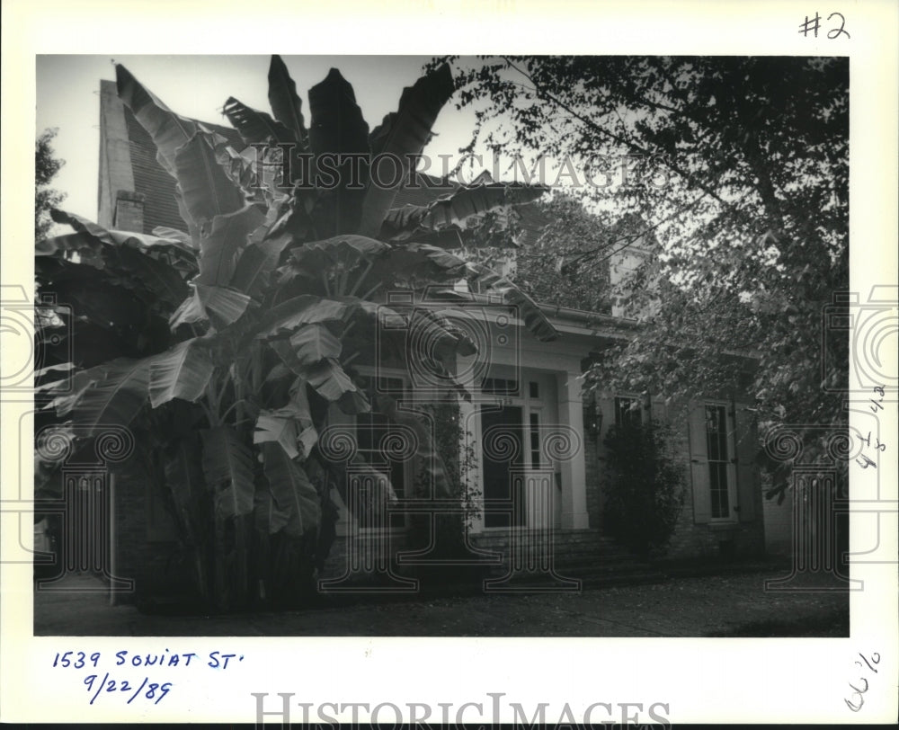 1989 Press Photo Real estate photo of 1539 Soniat Street, New Orleans. - Historic Images