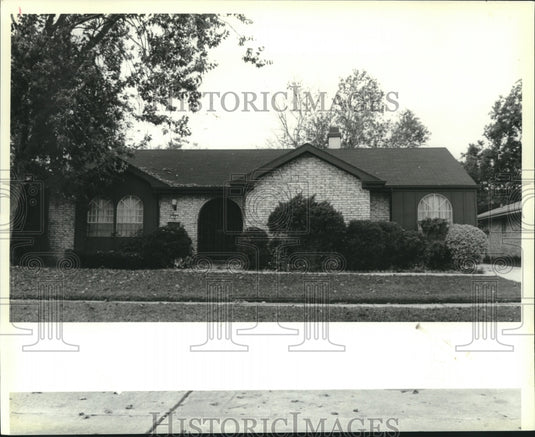 1989 Press Photo Real estate photo of