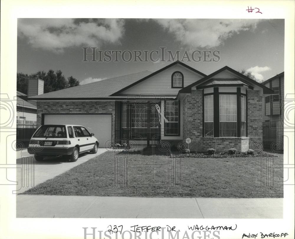 1991 Press Photo Real estate housing photo of 237 Jeffer Drive, Waggaman. - Historic Images