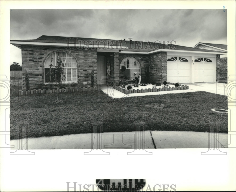 1989 Press Photo Real estate housing photo of 3232 Devon Road, Harvey. - Historic Images