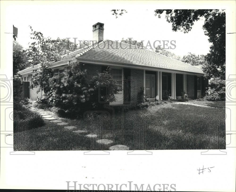 1991 Press Photo Real estate photo of 5958 Memphis Street, New Orleans. - Historic Images