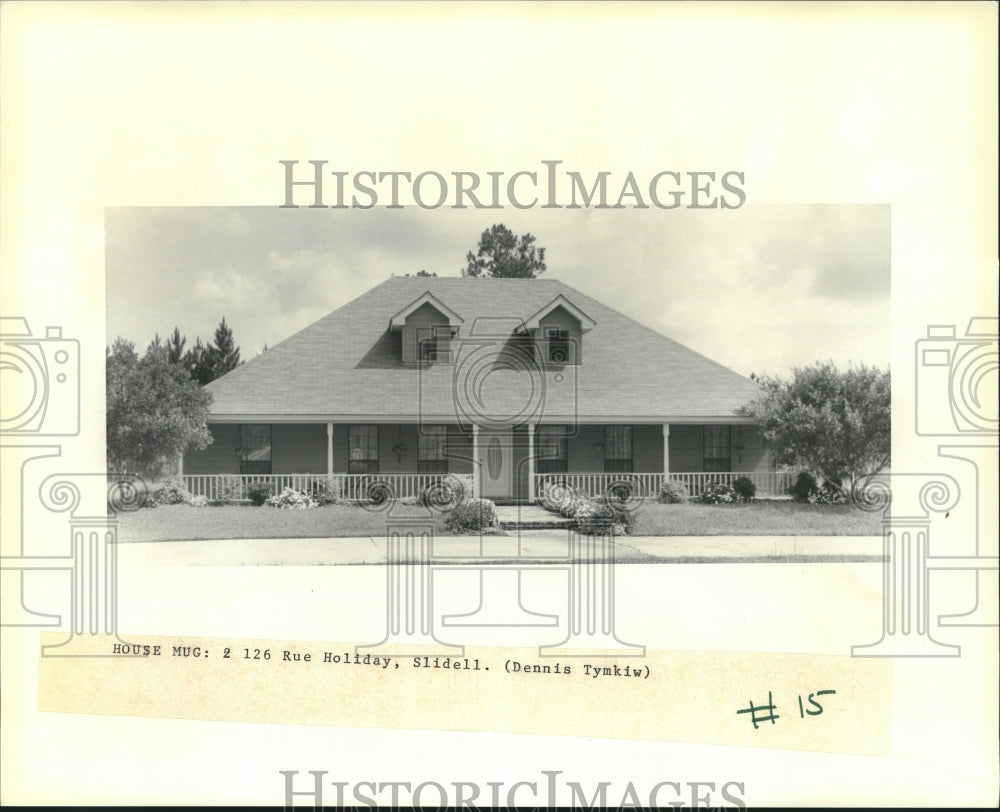 1991 Press Photo Real estate photo of 126 Rue Holiday, Slidell. - Historic Images